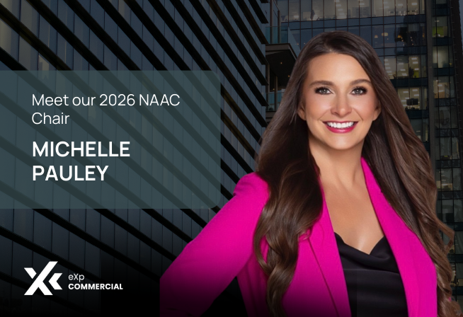 Text: Meet the 2026 NAAC Chair Michelle Pauley with headshot of Michelle